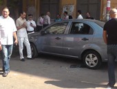 بالفيديو.. اللقطات الأولى للسيارة المشتبه بتفخيخها أمام ضريح سعد زغلول