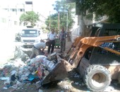 حملة نظافة بمنطقة التقسيم السياحى بمدينة القناطر الخيرية بالقليوبية