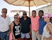 صافيناز وكاريكا وهشام يكن فى افتتاح شاطئ VIP بشرم الشيخ