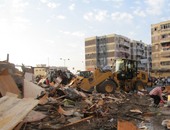 حملة أمنية موسعة لإزالة العشش العشوائية بمنطقة الأمل الجديدة ببورسعيد