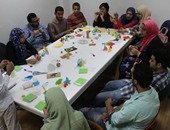 بالصور.. "فاب لاب مصر" تنظم ورشة لتعليم فن الأوريجامى