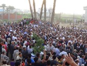 الآلاف بالبحيرة يودعون جثامين 4 شهداء فى تفجير سيناء