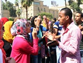 ائتلاف طلاب مصر بجامعة القاهرة ينظم وقفة لإحياء ذكرى محمد محمود