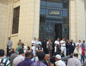 وصول قضاة بيان رابعة إلى دار القضاء العالى لحضور الجلسة التأديبية