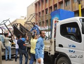 الجيزة: إزالة أكبر سوق عشوائى بالطالبية لتطهير عثمان محرم من الإشغالات