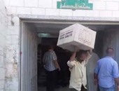 بالفيديو.. ضبط مخزن لبضائع الباعة الجائلين داخل مسجد بحلوان