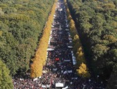 بالصور.. آلاف المتظاهرين فى ألمانيا ضد اتفاقية "الشراكة عبر الأطلسى"