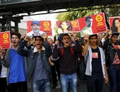بالصور.. هتافات ضد أردوغان فى مظاهرة لآلاف الأتراك بعد انفجارى أنقرة