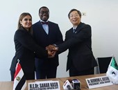 وزيرة التعاون توقع أول اتفاقية مع بنك التنمية الأفريقى منذ ثورة يناير