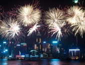 بالصور.. سماء الصين تتزين بالألعاب النارية فى عيدها القومى