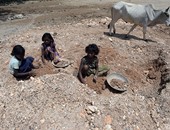 بالصور..أطفال يحفرون بأيديهم فى مناجم الهند لصنع أشهر مساحيق التجميل بالعالم