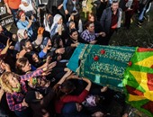 بالصور.. تشييع جثمان أحد ضحايا التفجيرات الإرهابية فى أنقرة