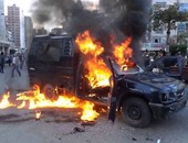 إصابة 3 جنود شرطة فى تفجير مدرعة بالعريش