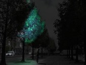أشجار متطورة تمتص CO2 وتحوله لطاقة كهربائية تنير الشوارع بأوراقها