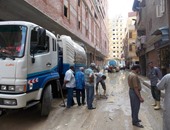 قارئ يشارك "صحافة المواطن" صور انفجار خطوط شبكة المياه فى شوارع دسوق