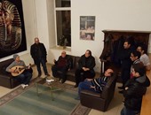 بالصور.. المصريون فى روسيا يعزفون الموسيقى بعد تصويتهم بالانتخابات