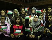  بالصور.. وقفة لاتحاد النساء التقدمى فى "التجمع" ضد اعتداءات إسرائيل بالأقصى