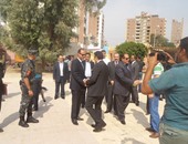 محافظ ومدير سوهاج ومدير الأمن يتفقدون العملية الانتخابية