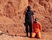 بالصور.. داعش يذبح مسيحى من جنوب السودان ويعدم آخر فى برقة الليبية