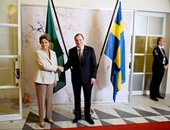 بالصور.. رئيسة البرازيل تعقد مؤتمر صحفى مع رئيس الوزراء السويدى بستوكهولم