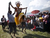بحثا عن مباركة الآلهة.. احتفالات الهندوس بمهرجان shikali السنوى فى نيبال