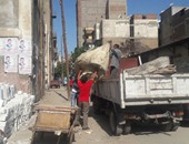 إزالة إشغالات ومواد قابلة للاشتعال بوسط الإسكندرية