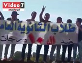 صحافة المواطن.. قارئ يشارك بفيديو لتظاهر طلاب القبة ضد درجات الحضور