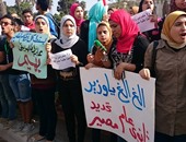 أمن المنيا يلقى القبض على 5 من طلاب الثانوية خلال وقفتهم الاحتجاجية 