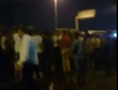 صحافة المواطن: بالفيديو.. أهالى بـ"بهتيم" يقطعون الدائرى للمطالبة بضبط "قاتل"