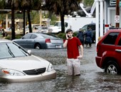بالصور.. الفيضانات تضرب  شوارع " تشارلستون" بولاية كارولاينا