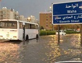 "صحافة المواطن".. قارئ يشارك بمقطع فيديو لغرق منطقة السالمية فى الكويت