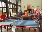 بدء فعاليات البطولة الرياضية لتنس الطاولة وكرة السرعة بجامعة قناة السويس
