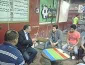 بالصور..عمرو الشوبكى يلتقى شباب "أرض اللواء" لعرض برنامجه الانتخابى
