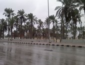هطول أمطار متوسطة على سواحل شمال سيناء وإعلان الطوارئ بمجارى السيول
