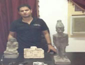 ضبط قطع أثرية بحوزة عاطل وزوجته بالعمرانية