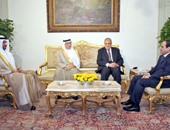السيسى يشكر ملك السعودية ورئيس الإمارات على دعمهما لإرادة الشعب المصرى
