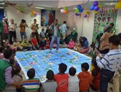 بالصور.. فريق "شط الخير" يزور أطفال أبو الريش ومعهد السكر