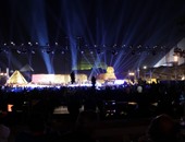 بالصور.. مسرح الصوت والضوء بالأهرامات يستعد لحفل ختام مهرجان القاهرة