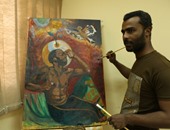 "أسامة القاضى" فنان يُكرس ريشته لتجسيد النوبة وميولها الصوفية