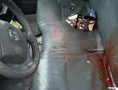 ننشر صور حادث استشهاد عقيد ورقيب ومجند برصاص إرهابيين بالعريش