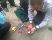 خبراء المفرقعات يفجرون قنبلة بميدان العباسية باستخدام "إنسان آلى"