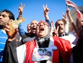 متظاهرو "القائد إبراهيم" يهتفون ضد الإرهاب ويطالبون بإعدام الإخوان