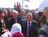 وزير التنمية المحلية يصل البرلس للاحتفال بالعيد القومى لكفر الشيخ