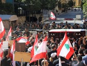 بالصور.. مظاهرات أمام البرلمان اللبنانى للمطالبة بانتخاب رئيس للبلاد
