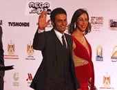 نجوم فيلم "من ضهر راجل" على السجادة الحمراء بمهرجان القاهرة