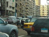 شلل مرورى بكورنيش الإسكندرية بعد تصادم 5 سيارات