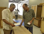 بالصور..المتحف الكبير يستقبل  27 قطعة خشبية من أخشاب مركب خوفو الثانية