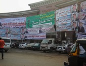 بالصور.. لافتات الدعاية لمرشحى البرلمان تكسو الأبنية الأثرية بالقاهرة