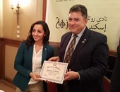 بالصور.. روتارى الإسكندرية النزهة يستضيف بطلة الإسكواش رنيم الوليلى