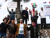 متظاهرو القائد إبراهيم يتظاهرون تضامناً مع ضحايا إرهاب فرنسا